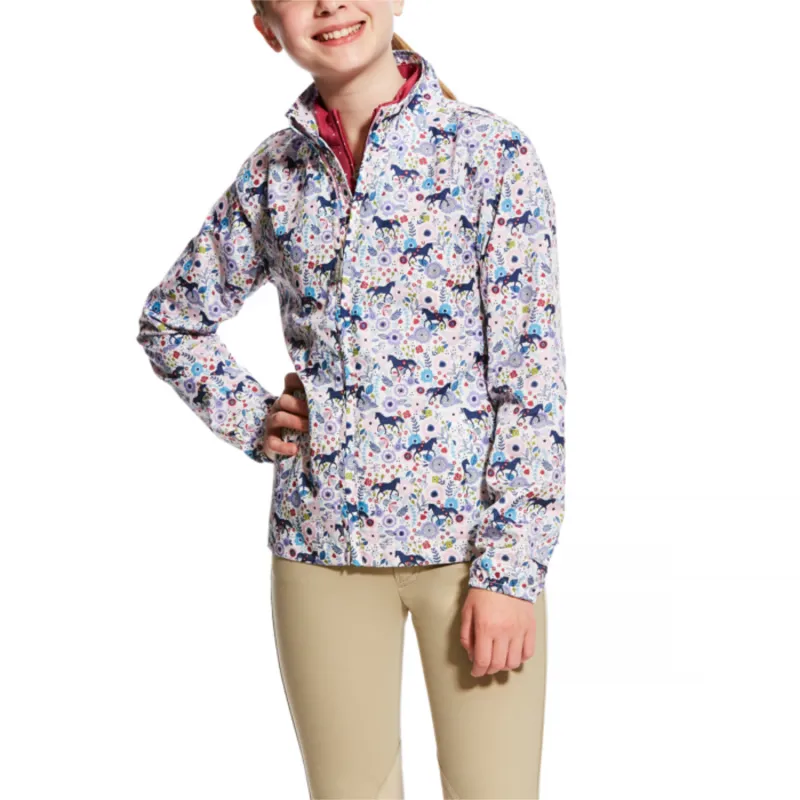Ariat Girls Avery Jacket - Garden Pony Print