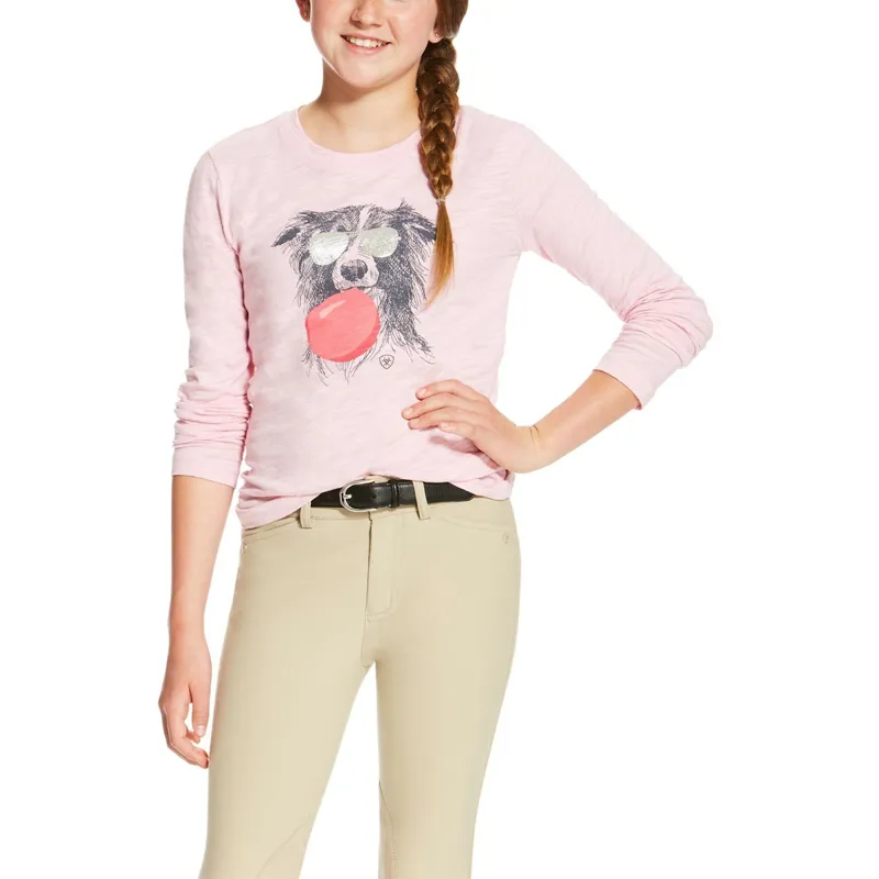 Ariat Girls Bubblegum Graphic T-Shirt - Blossom