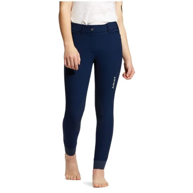 Ariat Youth Tri Factor Grip KP Breeches - Navy