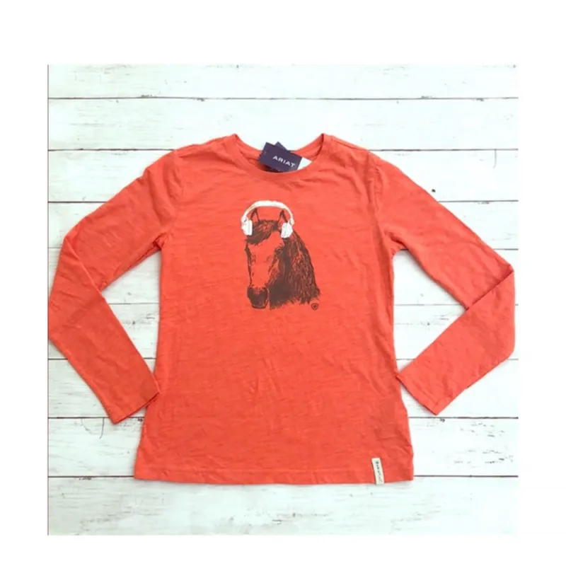 Ariat Girls Mixer T-Shirt - Calypso Coral