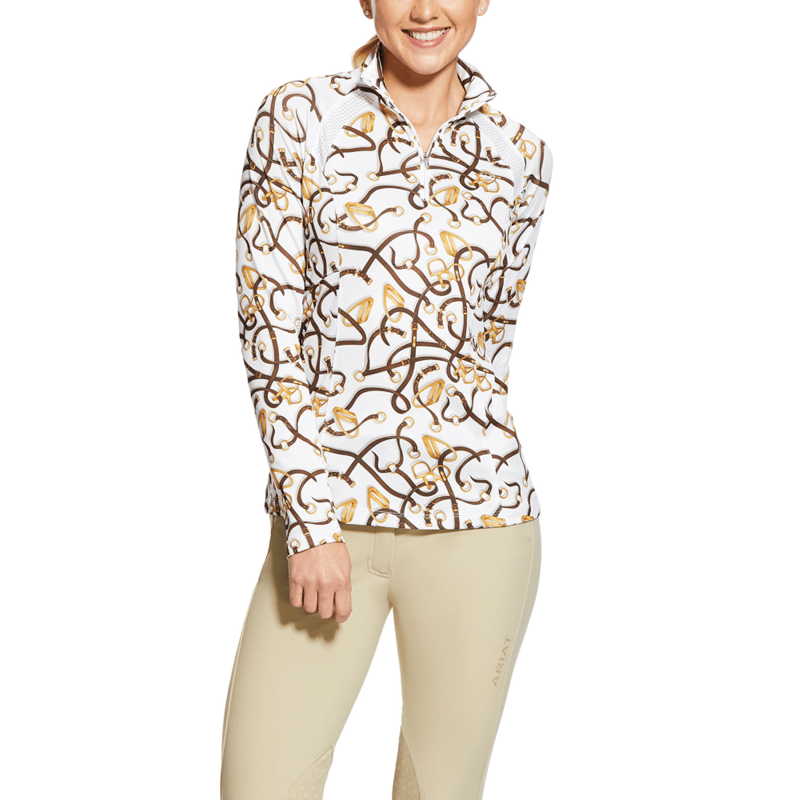 Ariat Womens Sunstopper 2.0  Baselayer - Bridle Print