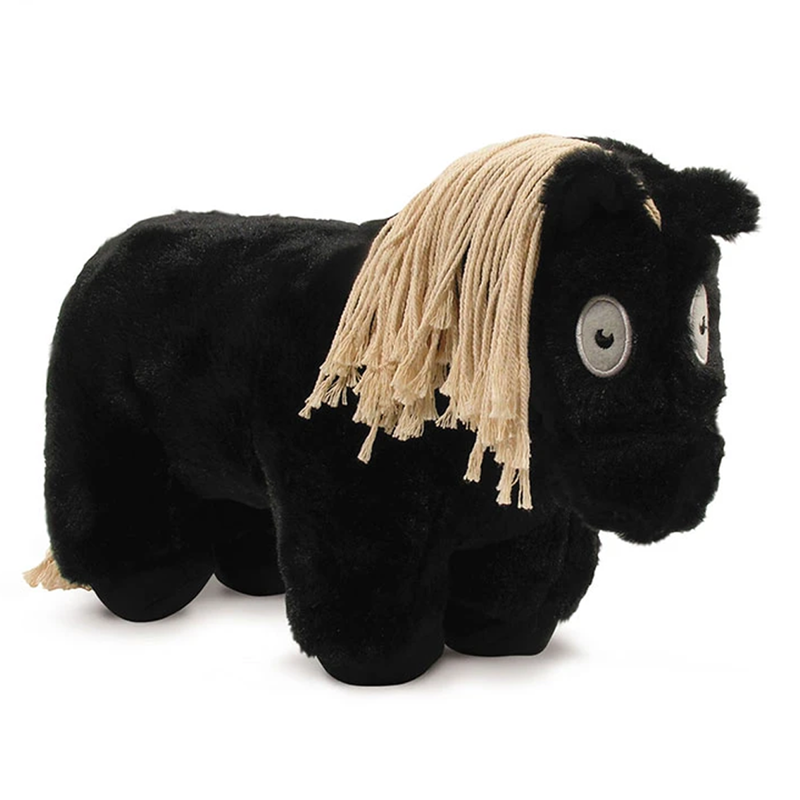 Crafty Ponies Black Pony and Custom HVS Rug -2