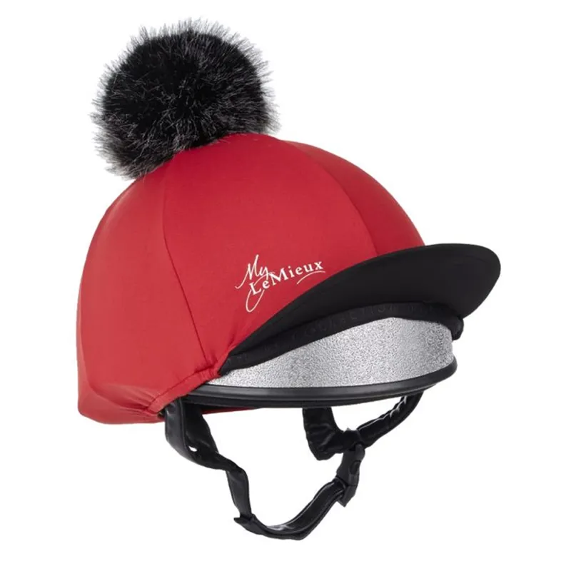 LeMieux Pom Pom Hat Silk - Chilli 