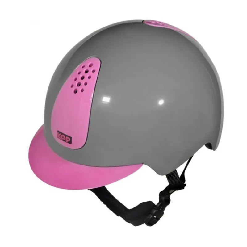 KEP Keppy Kids Riding Hats - Grey/Pink