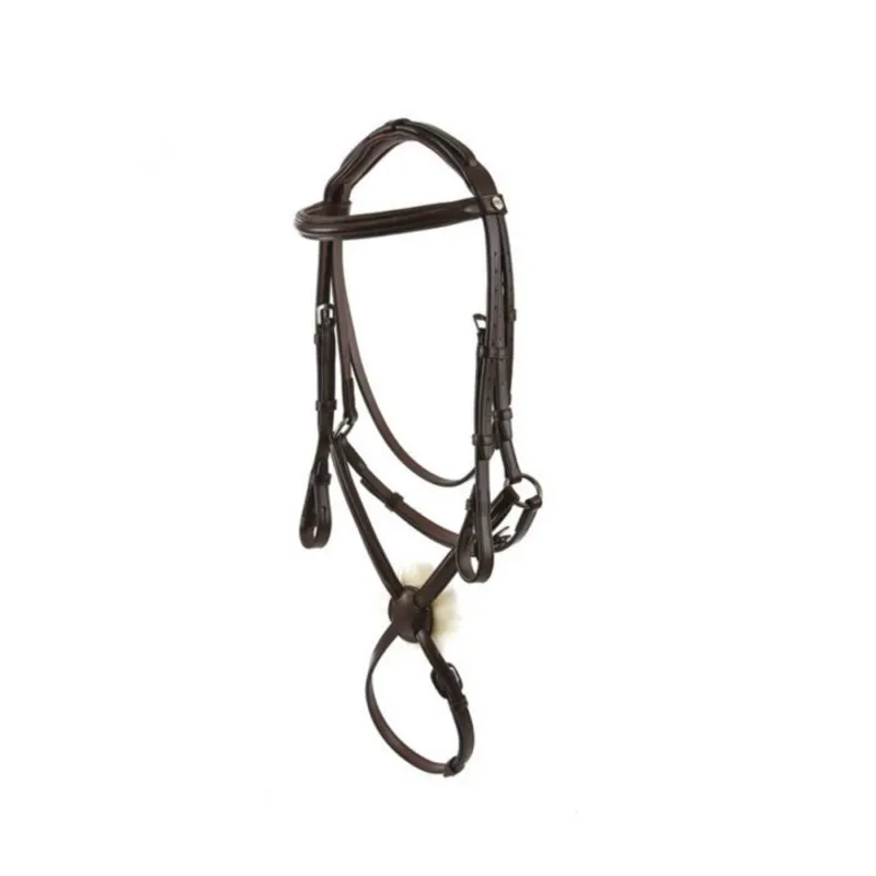 Jeffries Wembley Pro Mexican Grakle Bridle - Havana