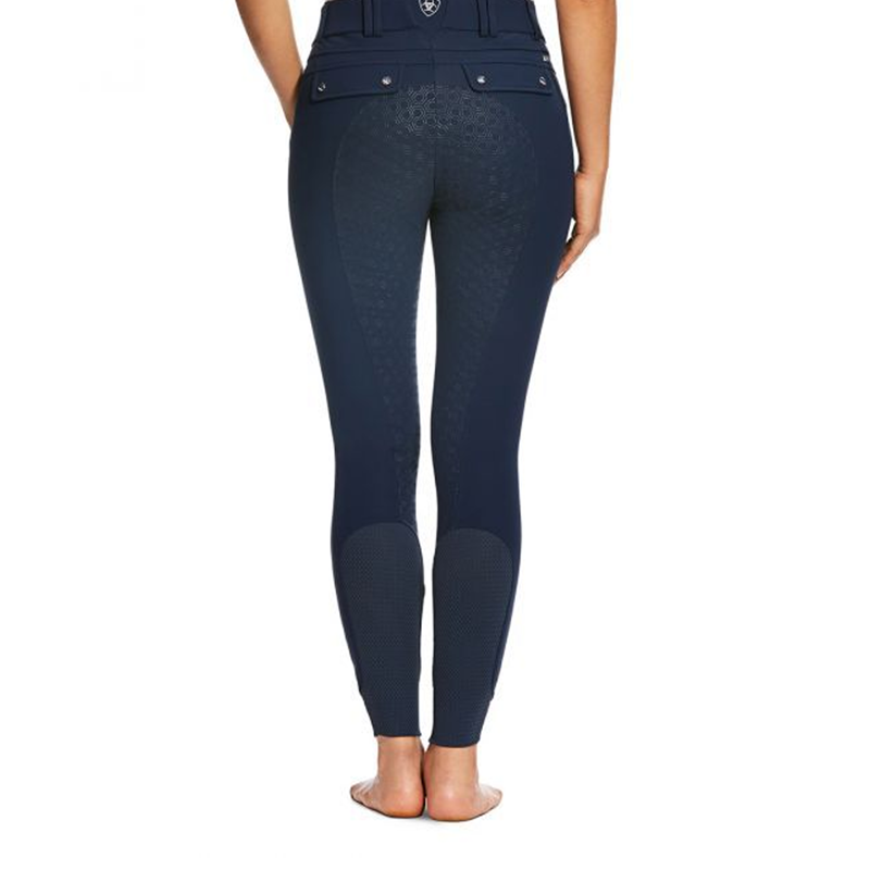 Ariat Women's Tri Factor Grip Full Seat Breech - Navy-1