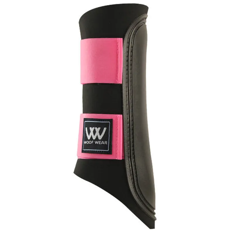 Woof Wear Club Brushing Boot - Black/Pink