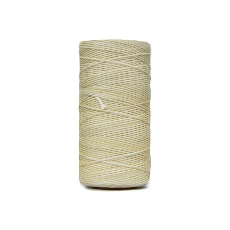 Equishine Flat Waxed Plaiting Thread 260m - Cream