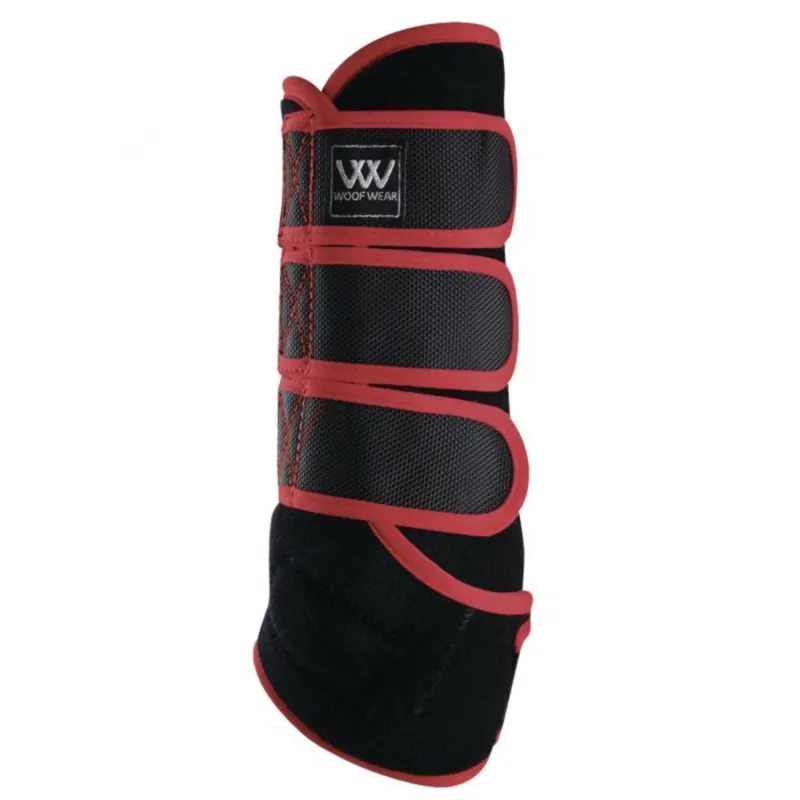 Woof Wear Dressage Training Wraps - Black/Shiraz
