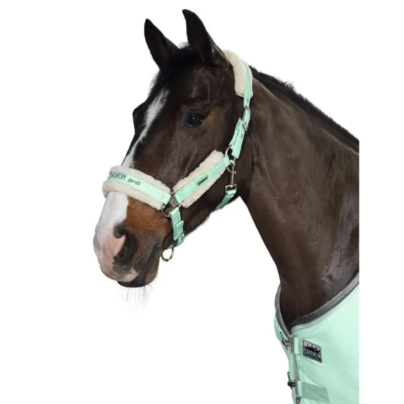 Eskadron Pin Buckle Glossy Faux Fur Headcollar Classic Sports Ltd. SS18 - Jade