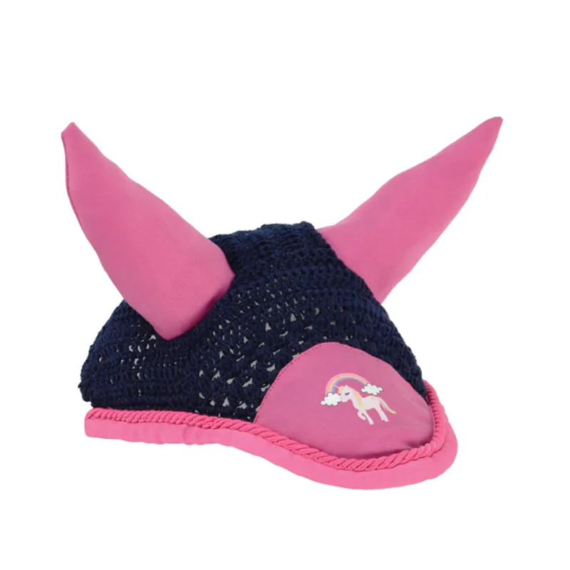 Little Unicorn Fly Veil By Little Rider - Navy/Pink 
