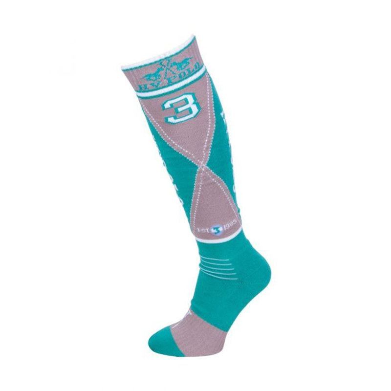 HV Polo Equipo Knee Length Socks - Smaragd and Taupe