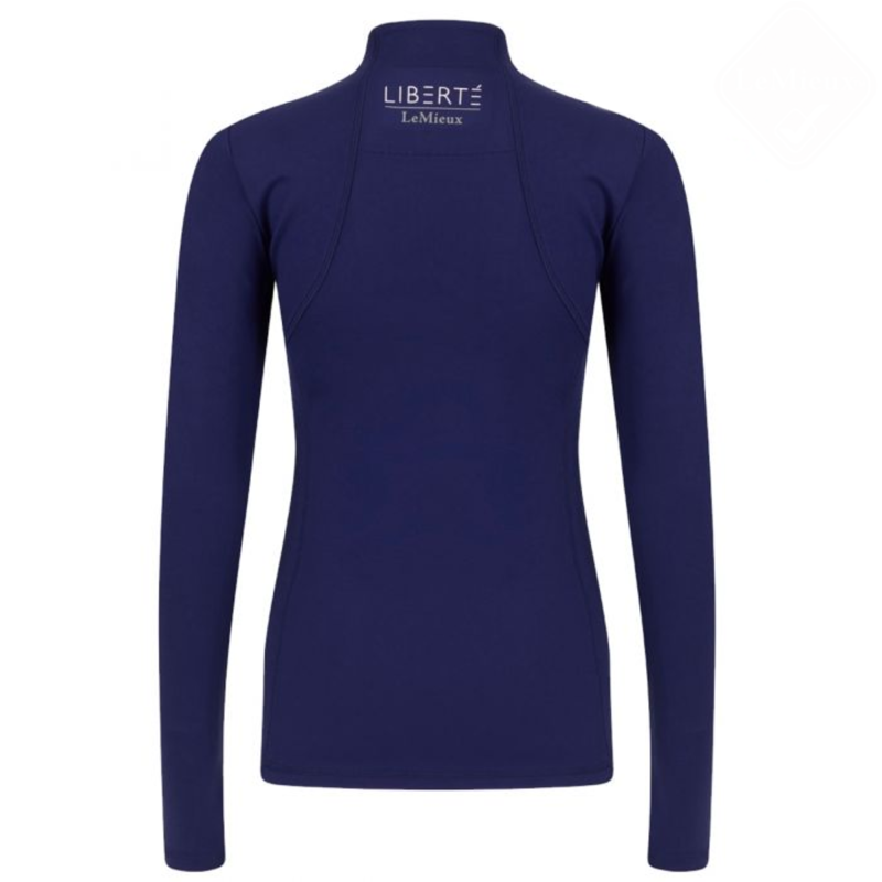 My LeMieux Liberte Zipped Base Layer - Ink Blue -1