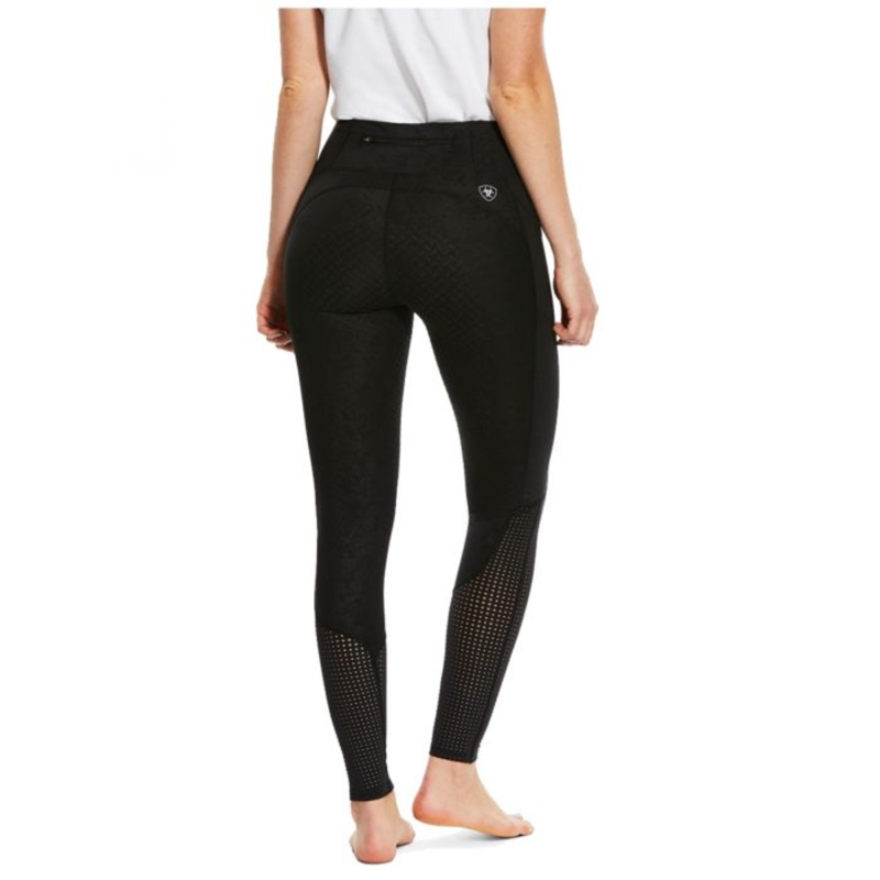 Ariat Women's EOS FS Riding Tights - Black Camo Emboss-1