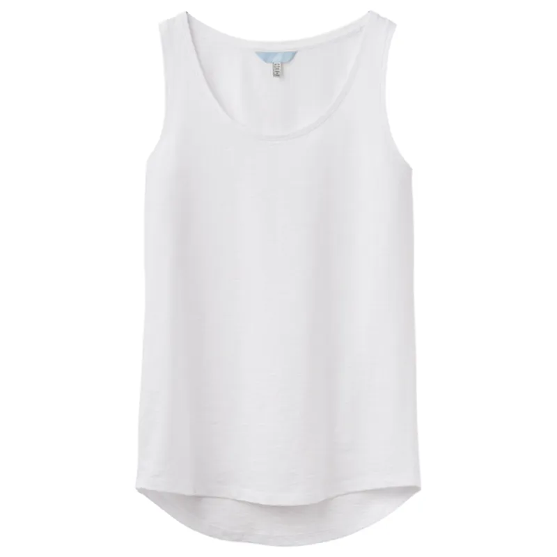 Joules Bo Ladies Jersey Vest - Bright White