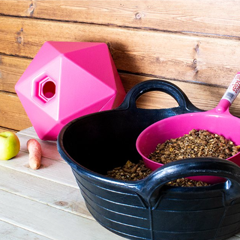 Red Gorilla Tyre Rubber Small Feed Skip-1