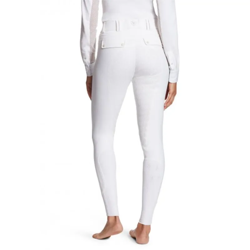 Ariat Women's Tri Factor Grip Full Seat Breeches - White-1