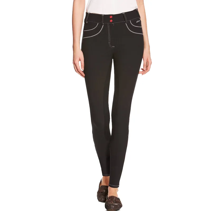 Ariat Olympia Acclaim Full Seat RR Ladies Breeches - Black/Alloy
