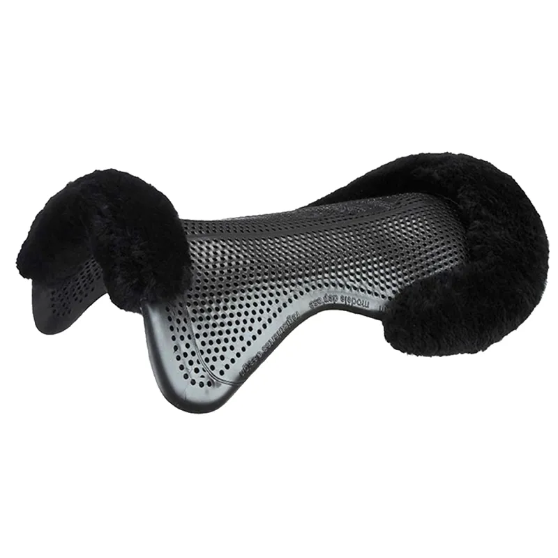 Acavallo Just Gel Lambskin Half Pad - Black