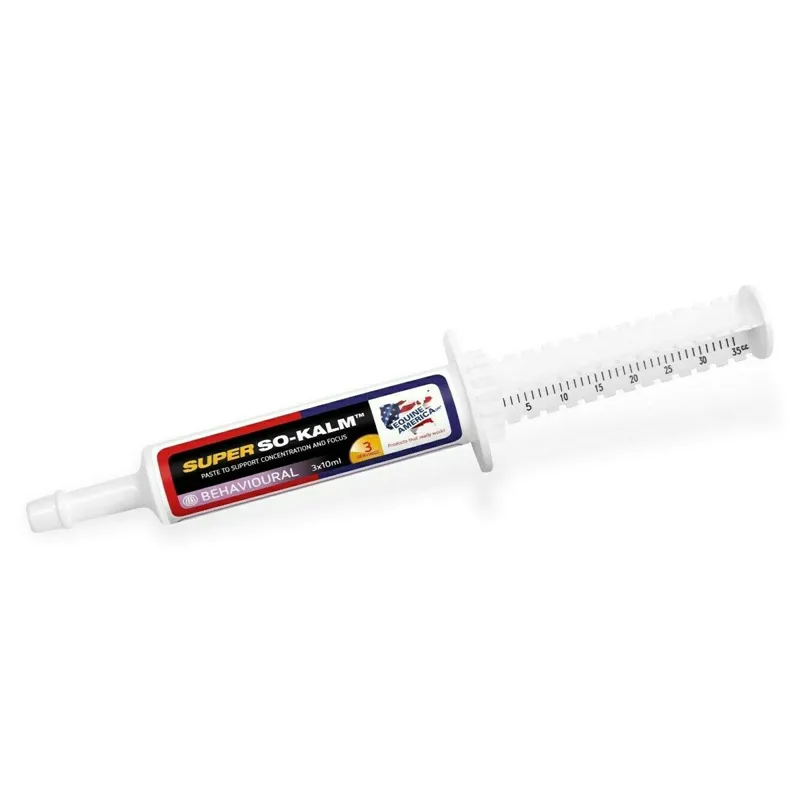 Equine America So Kalm Plus Paste - 3 x 10ml Syringe