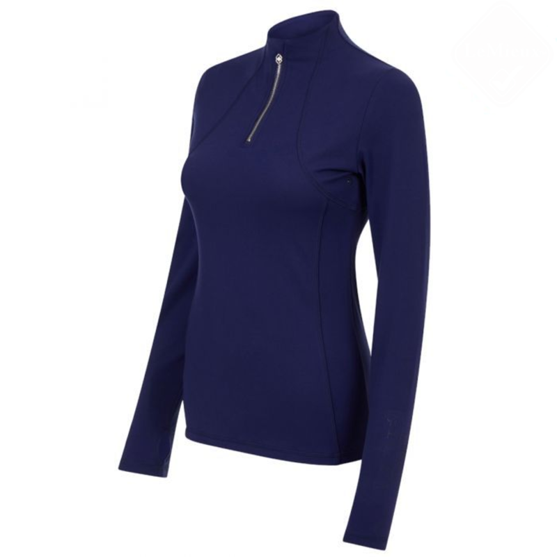 My LeMieux Liberte Zipped Base Layer - Ink Blue -2