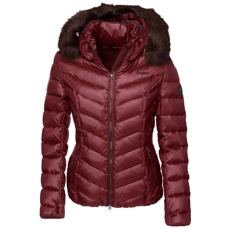 Pikeur Tabelle Ladies Down Jacket - Mahogany Red