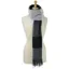 Hy Equestrian Cumbria Soft Touch Scarf - Black/White/Grey