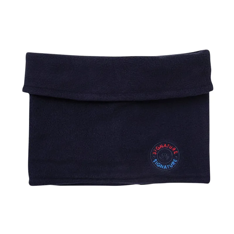 Hy Signature Soft Fleece Neck Warmer - Navy