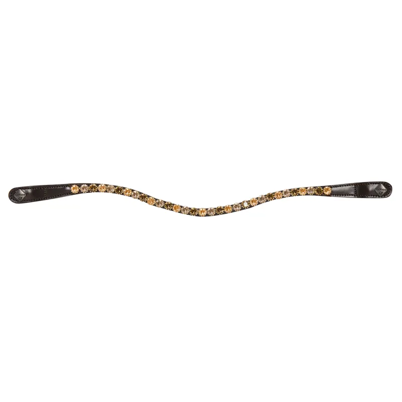 LeMieux Spectrum Diamante Browband - Brown/Mocha