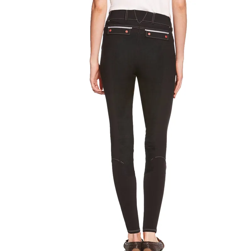 Ariat Olympia Acclaim Full Seat RR Ladies Breeches - Black/Alloy-1