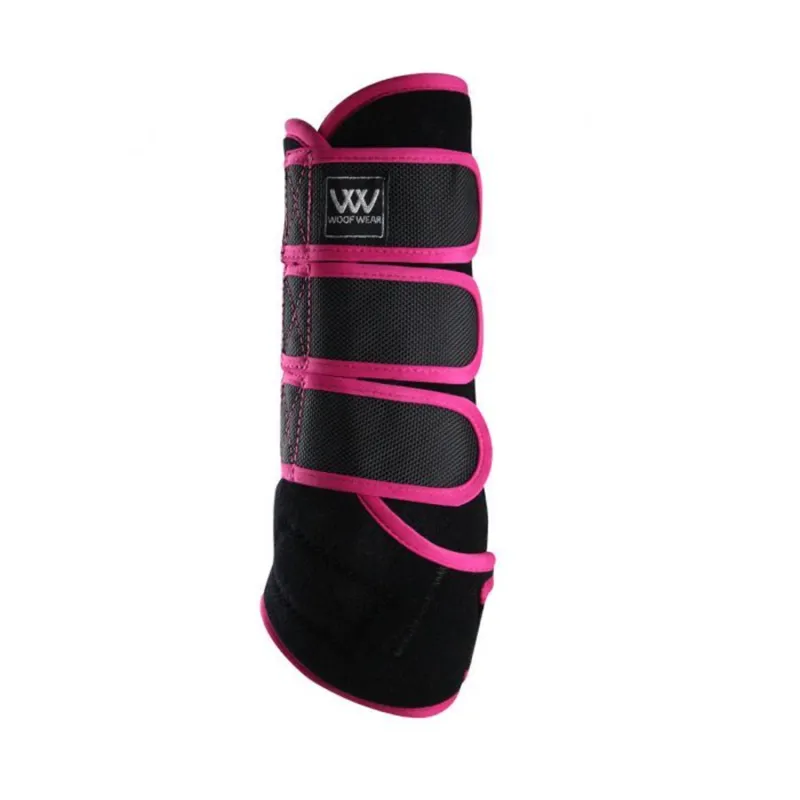 Woof Wear Dressage Training Wraps - Black/Berry