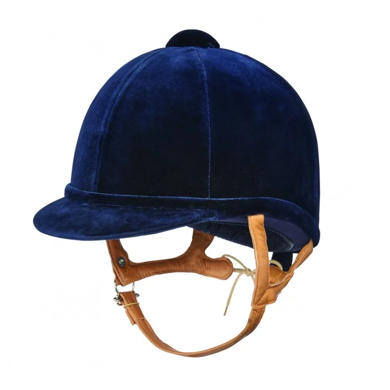 Charles Owen Fian Riding Hat - Navy