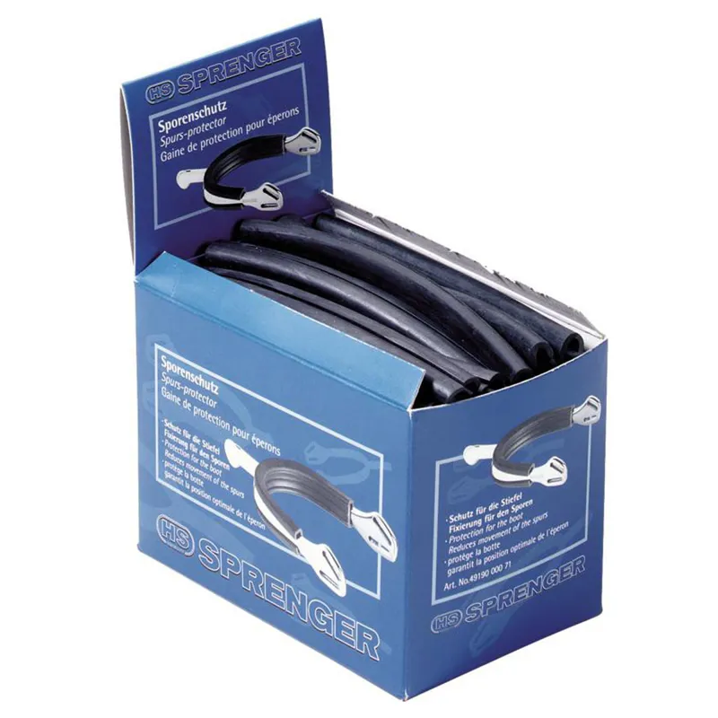 Sprenger Rubber Spur Guards - Black