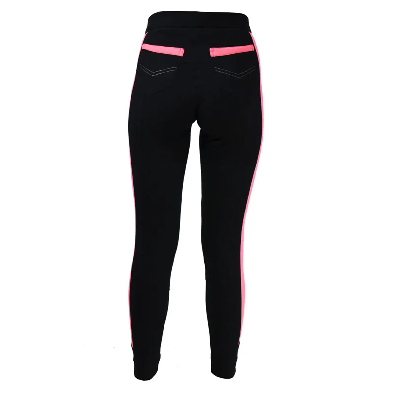 HyVIZ Reflector Ladies Jodhpurs - Pink/Black-1
