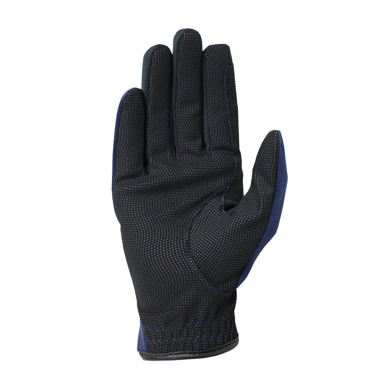 Hy Equestrian Extreme Reflective Softshell Gloves - Navy-1