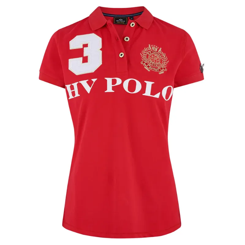 HV Polo Ladies Favouritas EQ Polo Shirt - Pepper