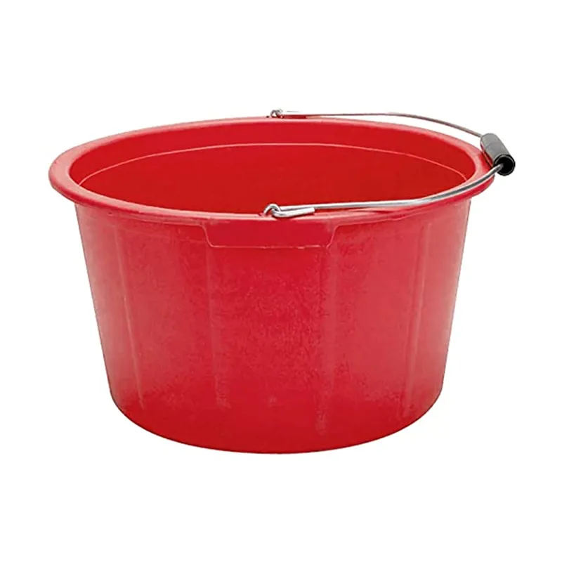 Lincoln 20L Feed Bucket with Handle - Red