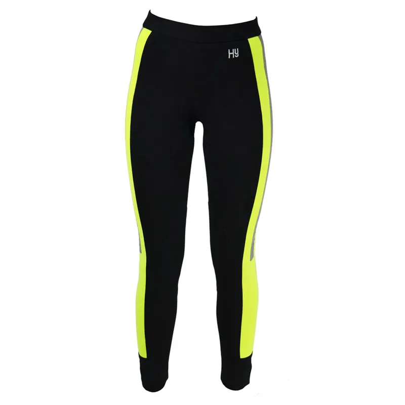 HyVIZ Reflector Ladies Jodhpurs - Yellow/Black