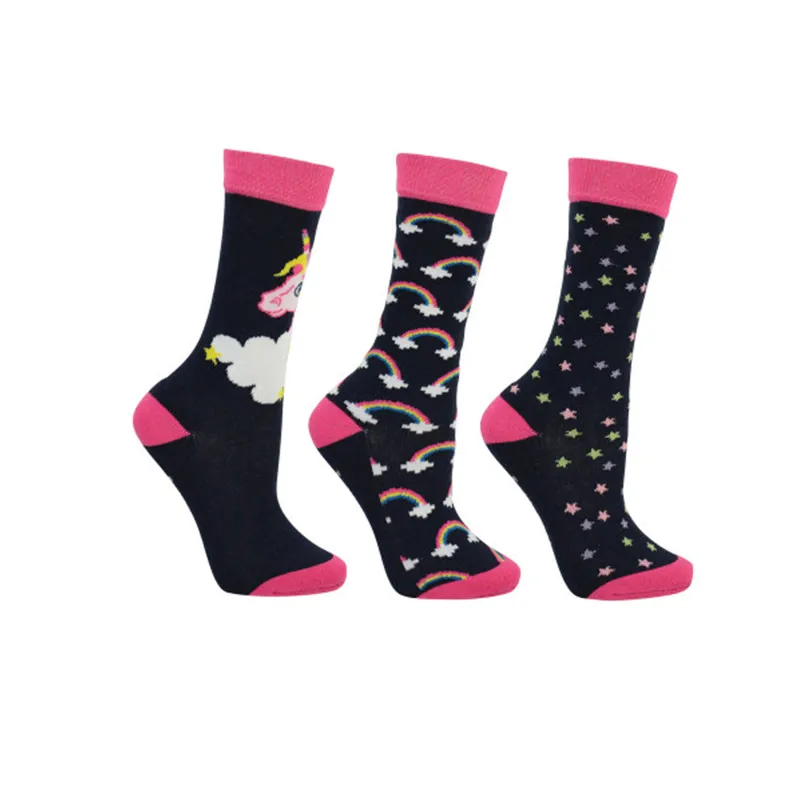 Little Unicorn Socks by Little Rider Pack of 3
