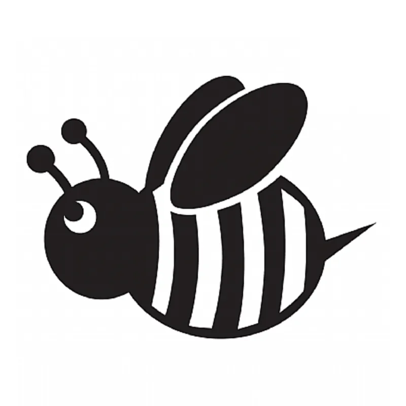 Glamourati Quarter Mark Stencil - Bee