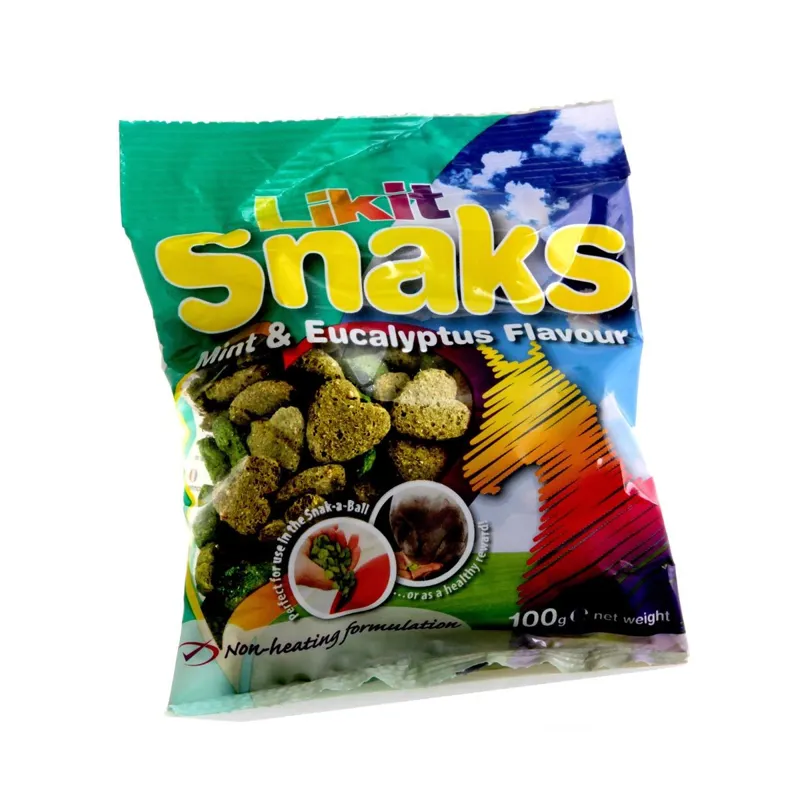 Likit Snaks 100g Bags - Mint and Eucalyptus