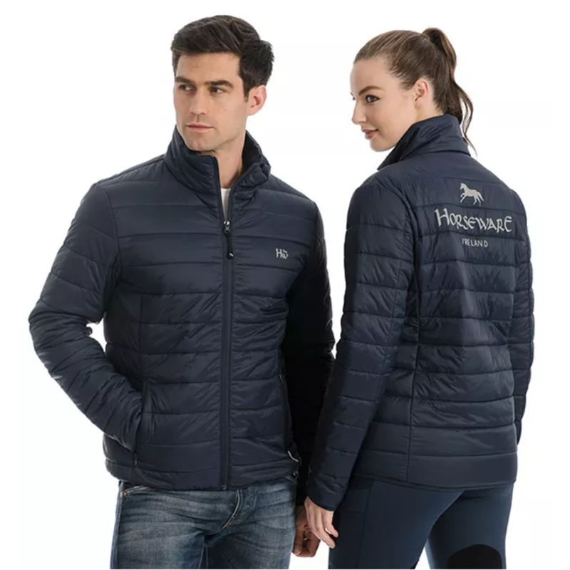Horseware Signature Lightweight Padded Jacket - Navy-1