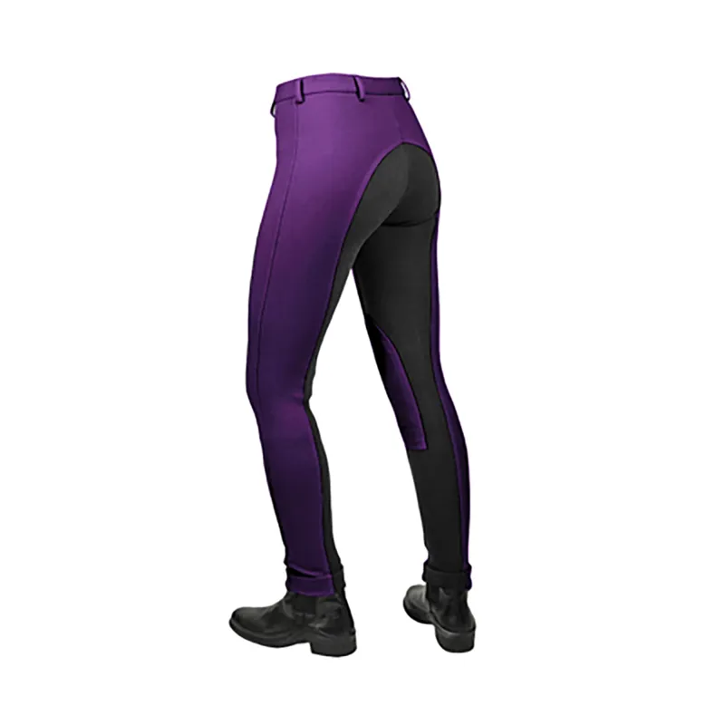 Saddlecraft Jiggy Jods 2 Tone Childs - Purple/Black