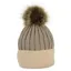 Hy Equestrian Luxembourg Luxury Bobble Hat - Toffee/Beige