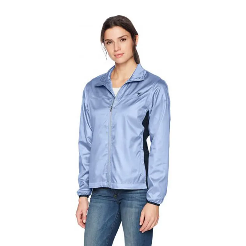 Ariat Ideal Ladies Windbreaker Jacket - Chambray Blue