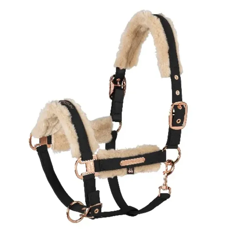 Eskadron Faux Fur Headcollar Heritage Ltd. AW17 - Black