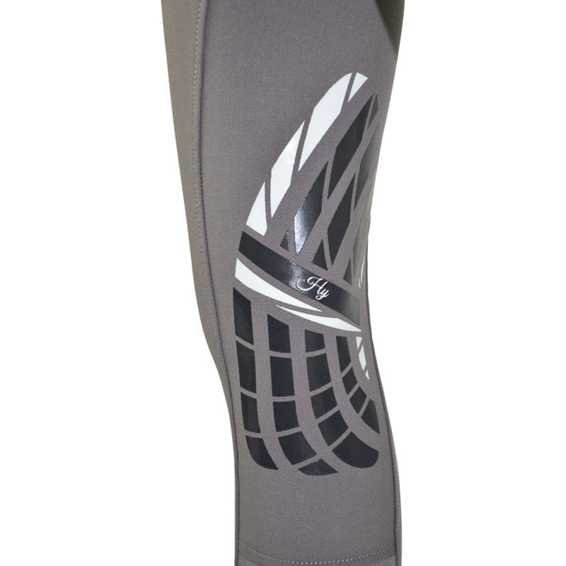 Hy Equestrian Corby Cool Ladies Breeches - Grey-2