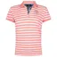 HV Polo Ariel Ladies Polo Shirt - Coral Pink/Optical White