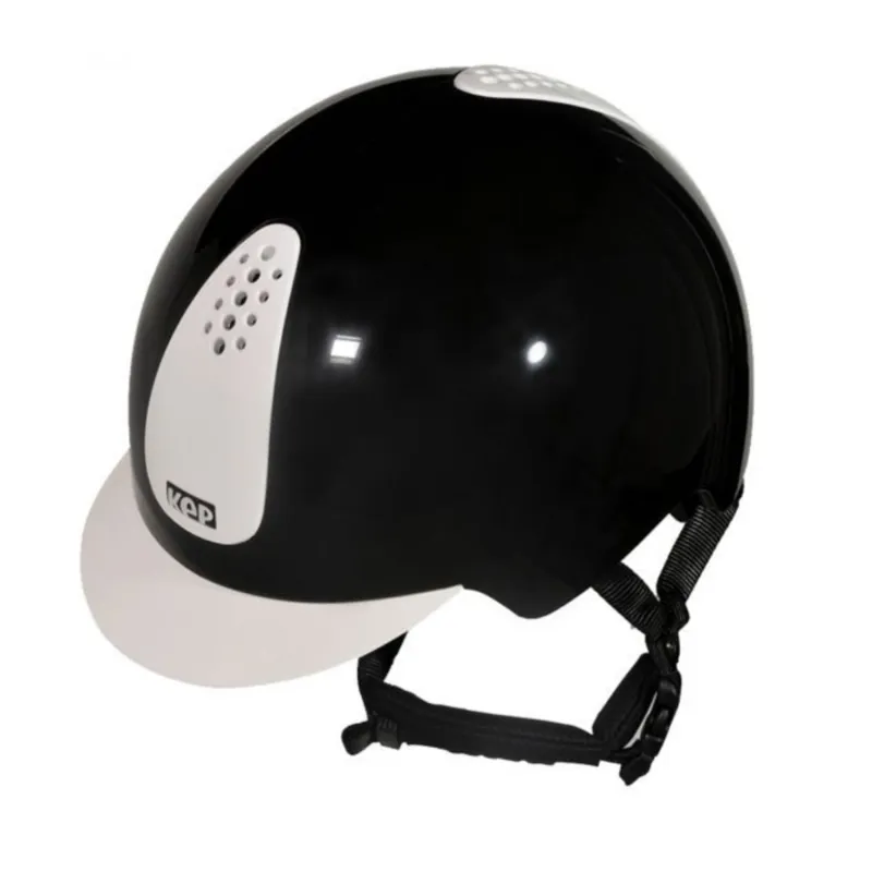 KEP Keppy Kids Riding Hats - Black/White