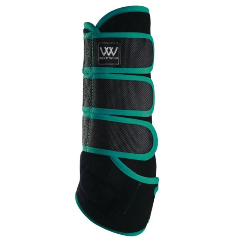 Woof Wear Dressage Training Wraps - Black/Ocean